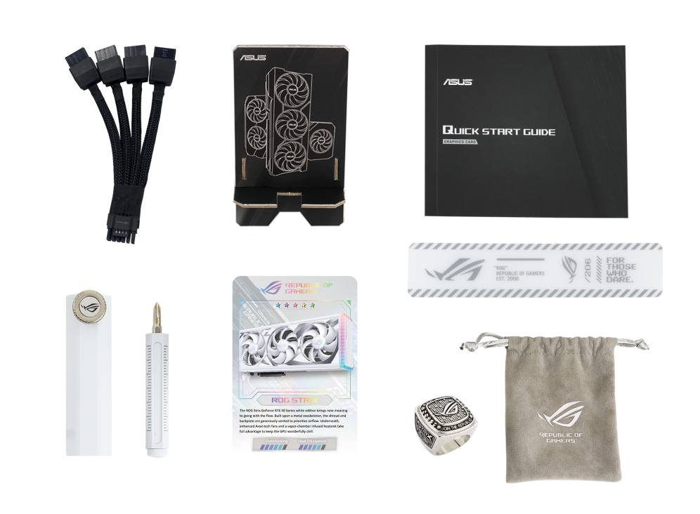 ROG Strix GeForce RTX 4090 24GB GDDR6X White Edition