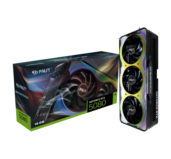 （極美品）PALIT GEFORCE RTX 5080 16GB GeForce RTX™ 5080 GameRock PA-RTX5080 GameRock 16G